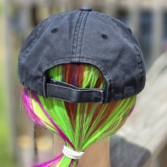 Ladies Black USA Heart BLING Hat NEW - Picture 4 of 4